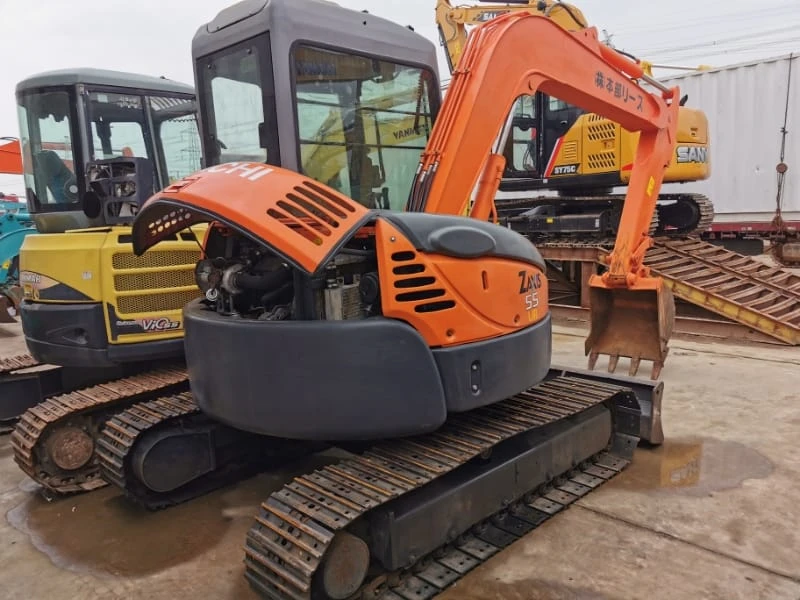Used Hitachi ZX55 Crawler Excavator in Excellent Condition with Low Hours