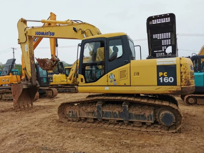 High Quality Used Komatsu PC160 Crawler Excavator for Sale - Affordable Price