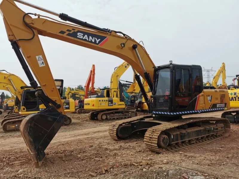 High-Quality Used Sany 215 Crawler Excavator in Excellent Condition