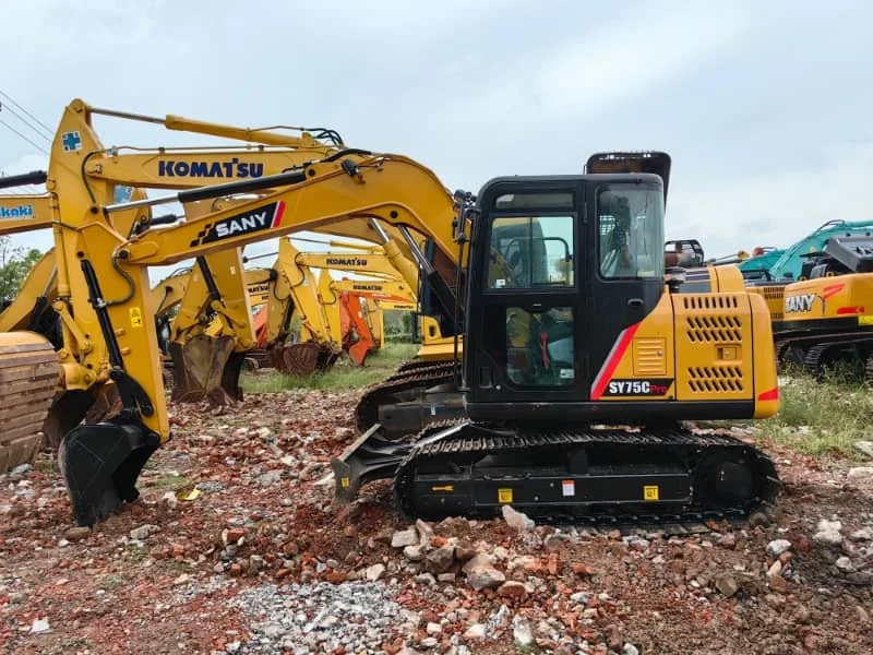 Buy Used Sany SY75C Crawler Excavator at Great Price