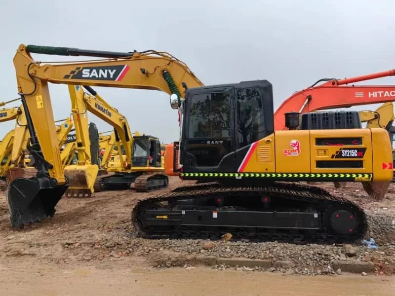 Used Sany 215 Crawler Excavator in Excellent Condition – 95% New